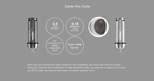 ASPIRE CLEITO REPLACEMENT COILS - 5 PACK