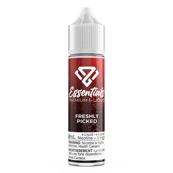 FRESHLY PICKED BY ESSENTIALS PREMIUM E-LIQUID - 60ML