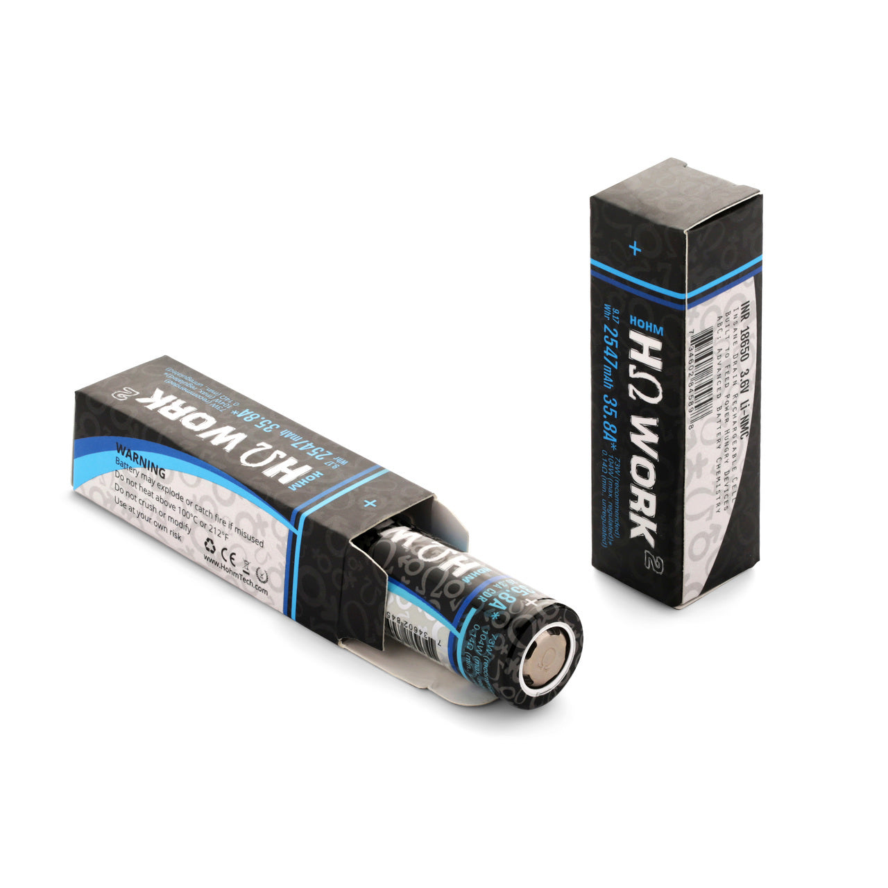 HOHM WORK 2531 mAh | 21.5ACC | 40.6A Pulse & Peak Battery - LifestylE Cig Eliquids