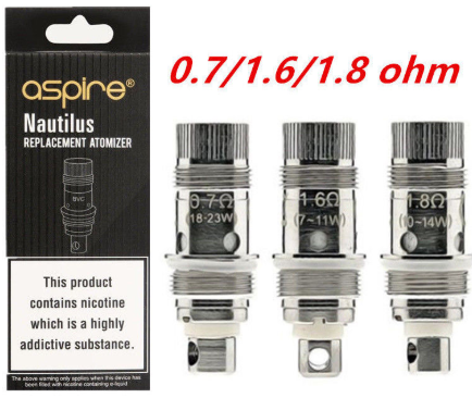 Aspire Nautilus Mini BVC Coils 5 Pack - LifestylE Cig Eliquids