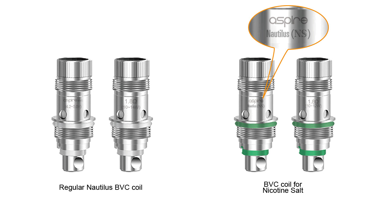 ASPIRE NAUTILUS/NAUTILUS MINI REPLACEMENT COILS - 5 PACK