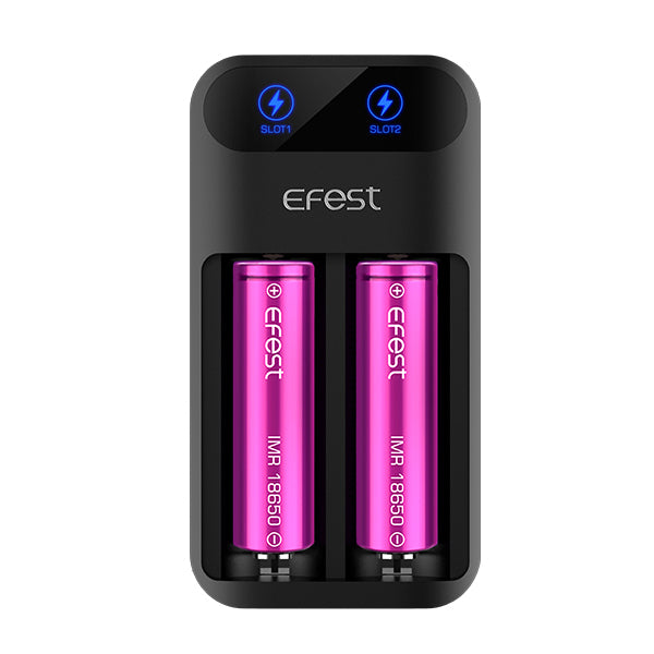 EFEST LUSH Q2 DUAL SLOT CHARGER - LifestylE Cig Eliquids