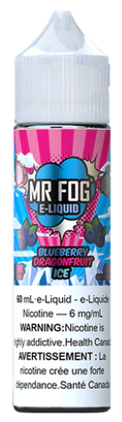 BLUEBERRY DRAGONFRUIT ICE E-LIQUID BY MR. FOG - 60ML
