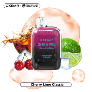 CHERRY LIME CLASSIC G-8000 DISPOSABLE BY OXBAR X ROCKY VAPOR - 20MG