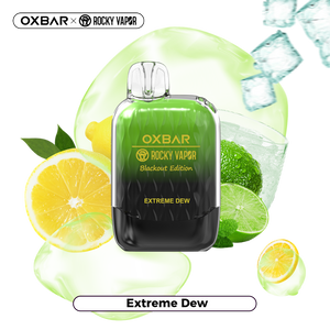 EXTREME DEW G-8000 DISPOSABLE BY OXBAR X ROCKY VAPOR - 20MG