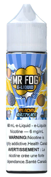 PEACHY RAZZY ICE E-LIQUID BY MR. FOG - 60ML