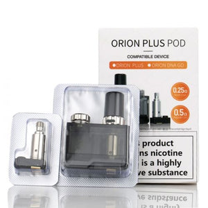LOST VAPE ORION PLUS REPLACEMENT POD - INCLUDES 0.25 MESH AND 0.5 COILS