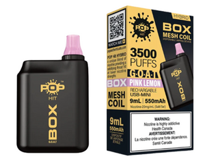 POP BOX 3500 PUFF DISPOSABLE BY POP HIT - 9ML