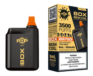 POP BOX 3500 PUFF DISPOSABLE BY POP HIT - 9ML